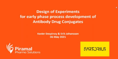 Application of DOE (Design of Experiments) to Antibody Drug Conjugates (ADC) Process Development