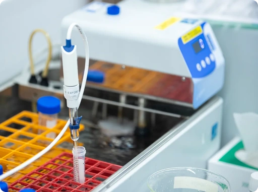 Automated liquid handling system in pharma lab