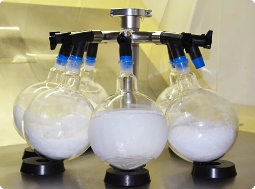 Rotary evaporator used in peptide API manufacturing and purification