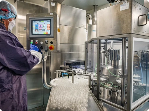 Scientist developing patient-centric formulation strategies for orphan drugs and advanced therapies in pharmaceutical laboratory