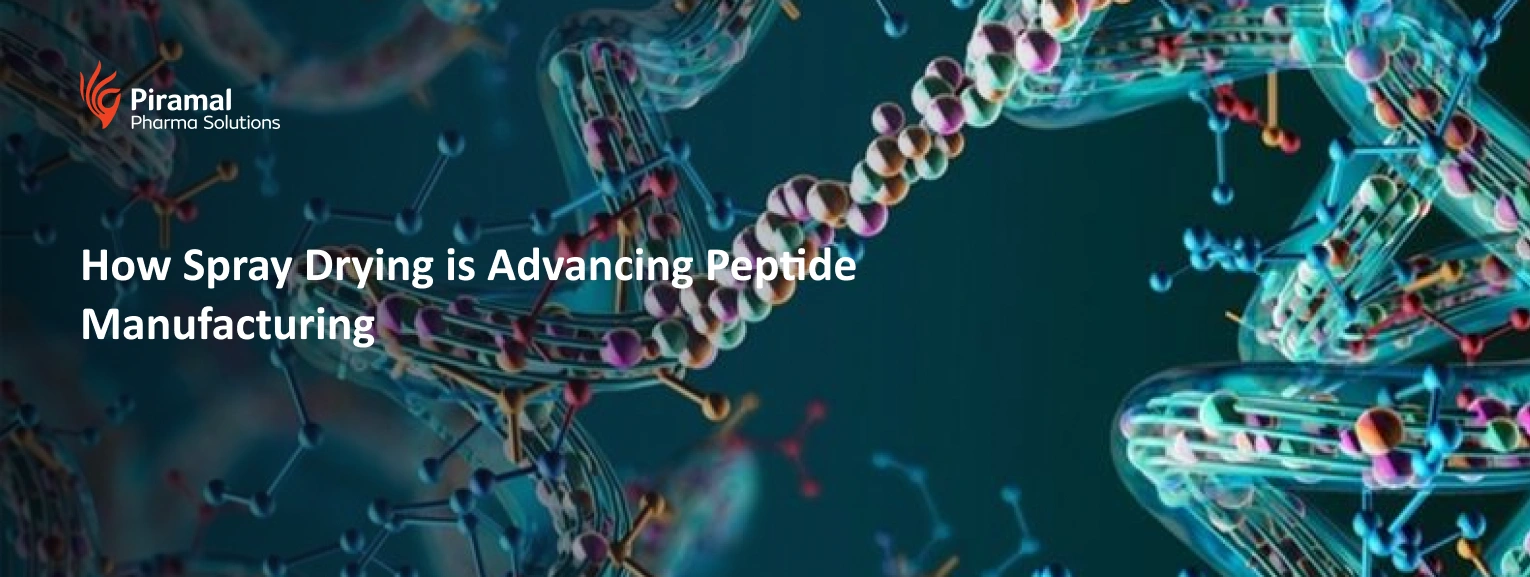 Spray drying technology for peptide manufacturing