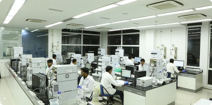 group of people working on laboratory