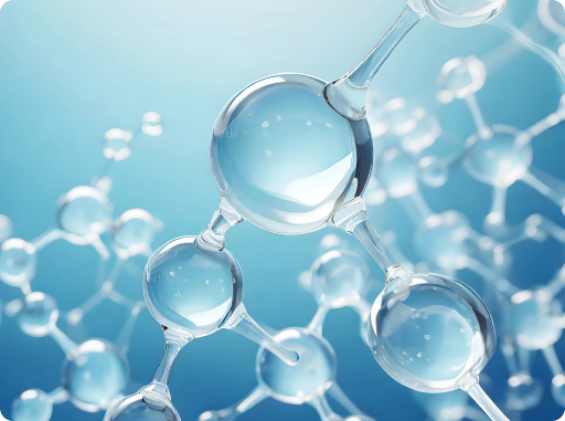 Molecular structure representing peptide chemistry and solid phase peptide synthesis processes