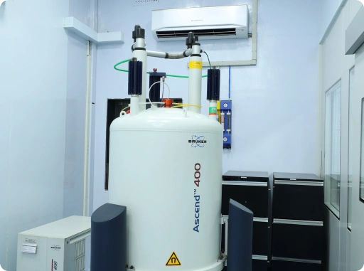 Cryogenic liquid nitrogen storage tank used for sample preservation in controlled laboratory environment