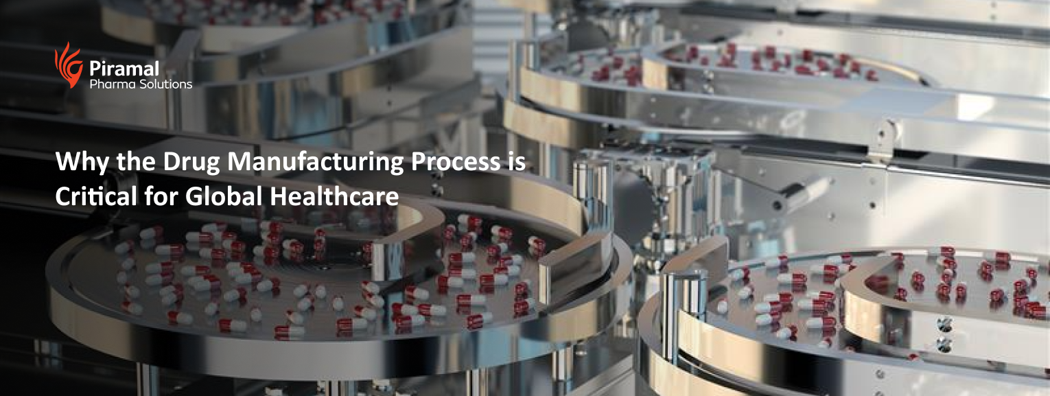 Stages in drug manufacturing process