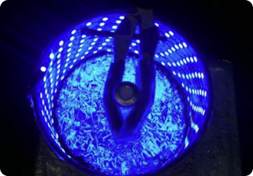 image of Illuminated with LED strip